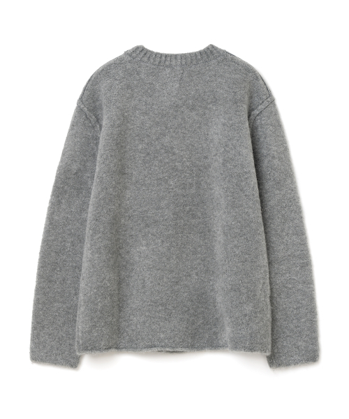 MILLO WOMEN（ミロウーマン）の「ブークルスクエアプルオーバーニット[グレー]（ニット/セーター・レディース・その他・ONE SIZE）」の2枚目の写真