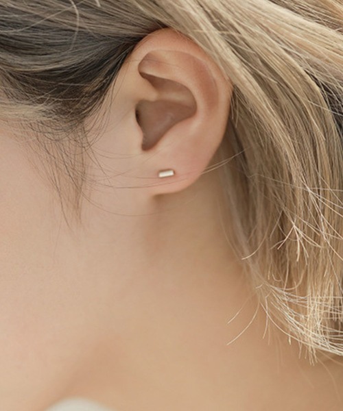 yu-ka(ユーカ)の「YU-KA:ミニロットピアス mini lot pierce(ピアス(両耳用)・レディース・シルバー・FREE)」の2枚目の写真