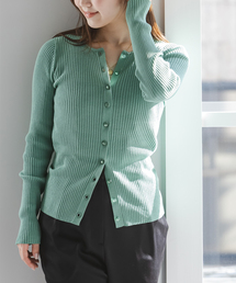 Noble | 《追加》CO/SILK リブカーディガン(カーディガン/ボレロ)