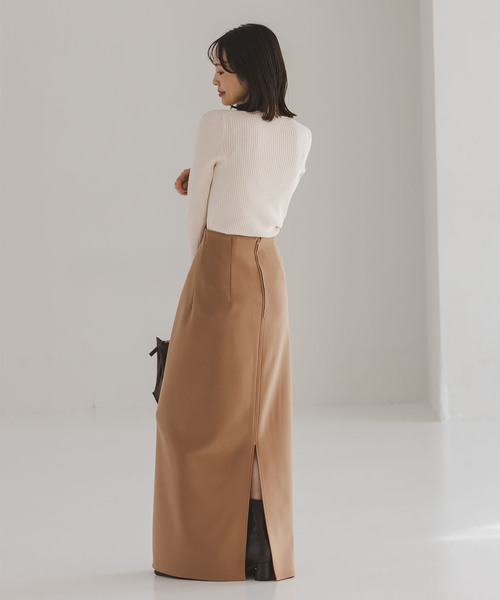 Noble（ノーブル）の「《追加》CO/SILK リブカーディガン（カーディガン/ボレロ・レディース・ブラック/ホワイト系その他・FREE）」の22枚目の写真