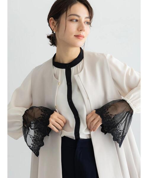 Te chichi（テチチ）の「【セレモニーアイテム】レースカフスブラウス（シャツ/ブラウス・レディース・ベージュ/オフホワイト・F）」の6枚目の写真