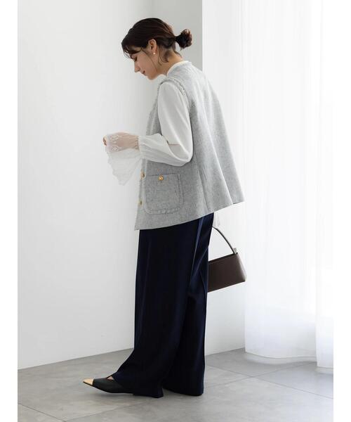 Te chichi（テチチ）の「【セレモニーアイテム】レースカフスブラウス（シャツ/ブラウス・レディース・ベージュ/オフホワイト・F）」の10枚目の写真