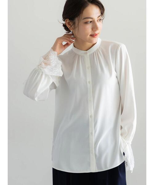 Te chichi（テチチ）の「【セレモニーアイテム】レースカフスブラウス（シャツ/ブラウス・レディース・ベージュ/オフホワイト・F）」の20枚目の写真