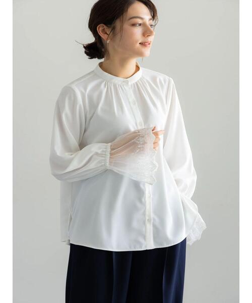 Te chichi（テチチ）の「【セレモニーアイテム】レースカフスブラウス（シャツ/ブラウス・レディース・ベージュ/オフホワイト・F）」の21枚目の写真