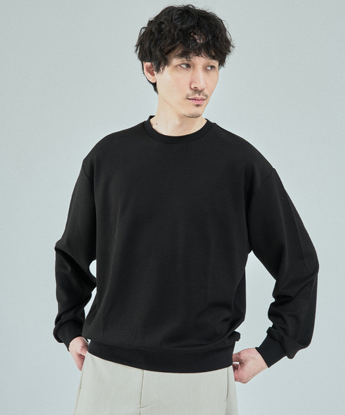 EDIFICE（エディフィス）の「FADED ダブル クルーネックニット（スウェット・メンズ・ブラック/ホワイト/パープル/オレンジ・MEDIUM/LARGE）」の8枚目の写真