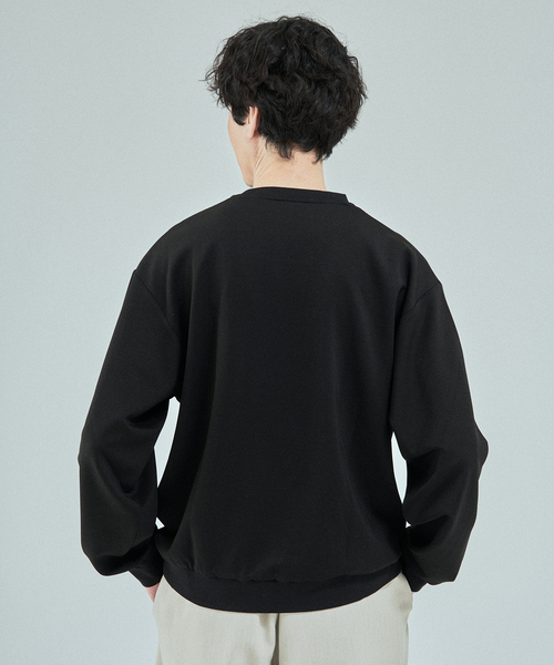 EDIFICE（エディフィス）の「FADED ダブル クルーネックニット（スウェット・メンズ・ブラック/ホワイト/パープル/オレンジ・MEDIUM/LARGE）」の10枚目の写真