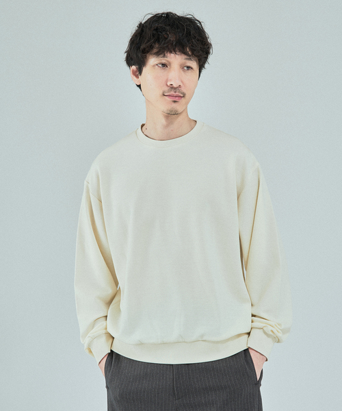 EDIFICE（エディフィス）の「FADED ダブル クルーネックニット（スウェット・メンズ・ブラック/ホワイト/パープル/オレンジ・MEDIUM/LARGE）」の15枚目の写真