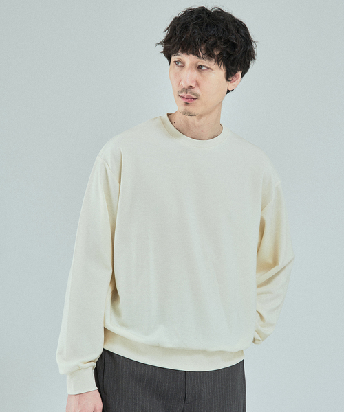 EDIFICE（エディフィス）の「FADED ダブル クルーネックニット（スウェット・メンズ・ブラック/ホワイト/パープル/オレンジ・MEDIUM/LARGE）」の17枚目の写真