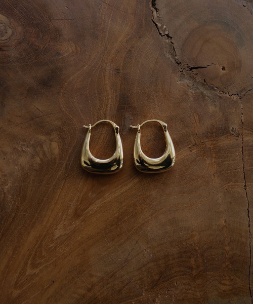 hellam(へラム)の「スクエアドロップピアス(ピアス(両耳用)・レディース・シルバー/ゴールド・FREE)」の17枚目の写真