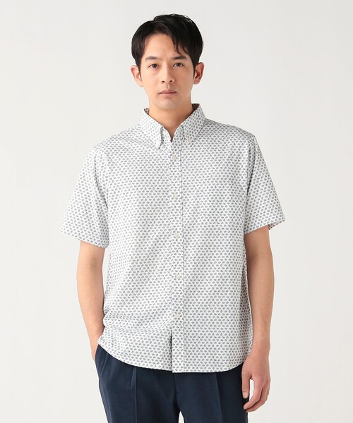 [Скидка 7/9] Hanikam Print Button Down Shirt Botandown 26SS (антибактер., быстросохн., кулбиз)