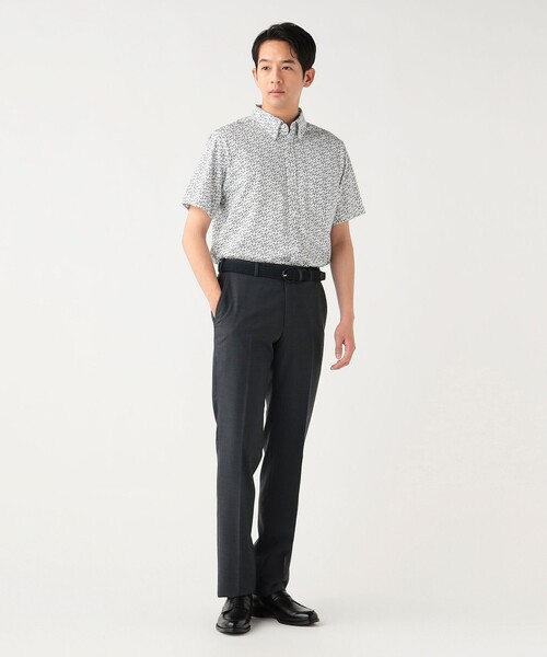 BEAMS HEART(ビームスハート)の「【7/9値下げ】ハニカムプリント ボタンダウンシャツ 26SS (抗菌防臭加工・吸水速乾・クールビズ)(シャツ/ブラウス・メンズ・ホワイト系その他2/ホワイト/ネイビー・LARGE/SMALL/MEDIUM/X-LARGE)」の22枚目の写真