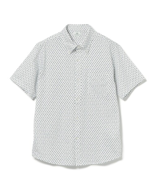 BEAMS HEART(ビームスハート)の「【7/9値下げ】ハニカムプリント ボタンダウンシャツ 26SS (抗菌防臭加工・吸水速乾・クールビズ)(シャツ/ブラウス・メンズ・ホワイト系その他2/ホワイト/ネイビー・LARGE/SMALL/MEDIUM/X-LARGE)」の14枚目の写真