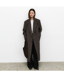 CASHMERE OVERFIT HANDMADE DOUBLE COAT(CT-1457)