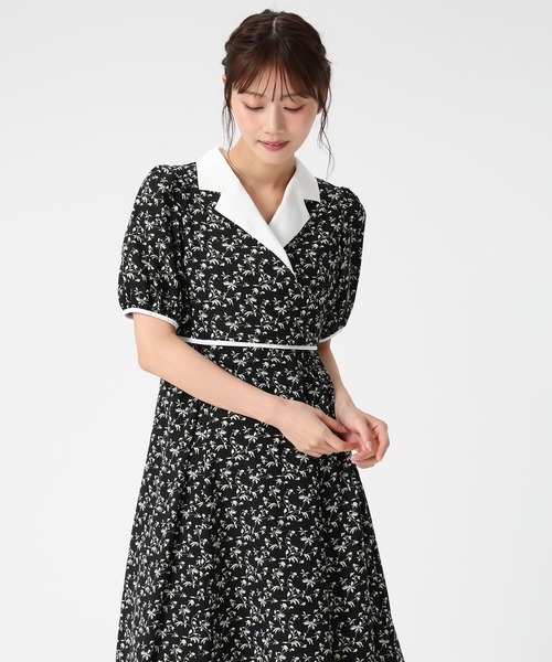 2026春夏新作 テーラーカラー花柄ワンピース（ワンピース）｜MISCH