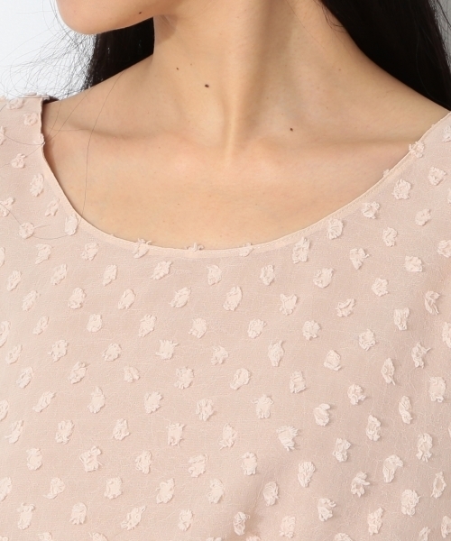 CAROLINA GLASER(カロリナ グレイサー)の「【MEG着用】CAROLINA GLASER / ドット フレンチスリーブ ワンピース(ワンピース・レディース・ブラック/ピンク・ONE SIZE)」の20枚目の写真