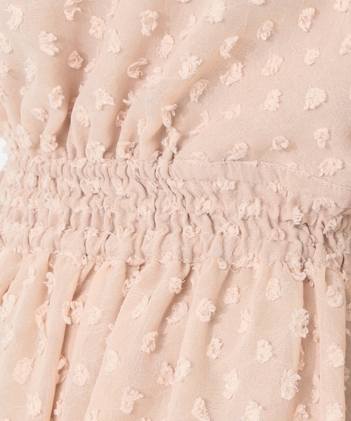 CAROLINA GLASER(カロリナ グレイサー)の「【MEG着用】CAROLINA GLASER / ドット フレンチスリーブ ワンピース(ワンピース・レディース・ブラック/ピンク・ONE SIZE)」の22枚目の写真