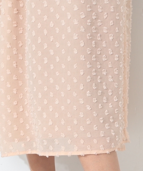 CAROLINA GLASER(カロリナ グレイサー)の「【MEG着用】CAROLINA GLASER / ドット フレンチスリーブ ワンピース(ワンピース・レディース・ブラック/ピンク・ONE SIZE)」の15枚目の写真