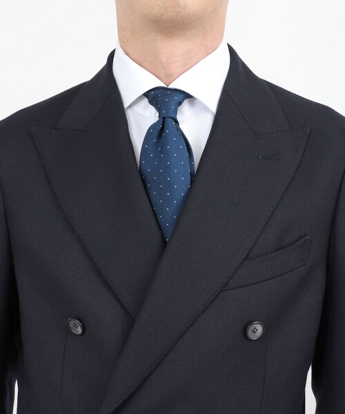 NOLLEY’S(ノーリーズ)の「【Martin Sons&Co.社製生地使用】ホップサック ダブルジャケット 26SS《ビジカジ対応》(テーラードジャケット・メンズ・ダークネイビー・50/48/46/44/42)」の13枚目の写真