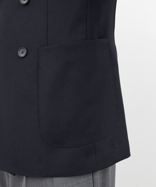 NOLLEY’S(ノーリーズ)の「【Martin Sons&Co.社製生地使用】ホップサック ダブルジャケット 26SS《ビジカジ対応》(テーラードジャケット・メンズ・ダークネイビー・50/48/46/44/42)」の17枚目の写真