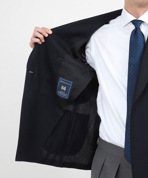 NOLLEY’S(ノーリーズ)の「【Martin Sons&Co.社製生地使用】ホップサック ダブルジャケット 26SS《ビジカジ対応》(テーラードジャケット・メンズ・ダークネイビー・50/48/46/44/42)」の21枚目の写真