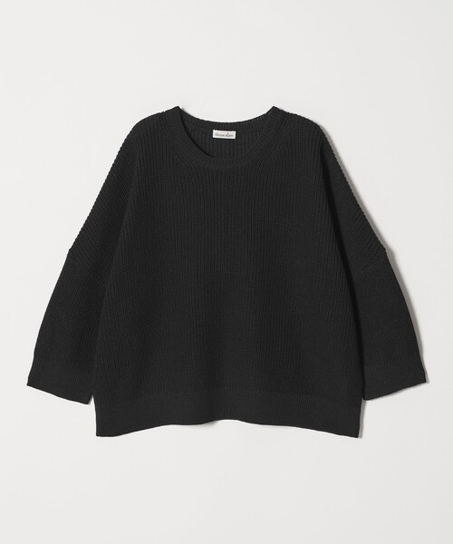 Steven Alan（スティーブンアラン）の「＜Steven Alan＞コットン リブ プルオーバー ニット（ニット/セーター・レディース・オフホワイト/ブラック・FREE）」の9枚目の写真