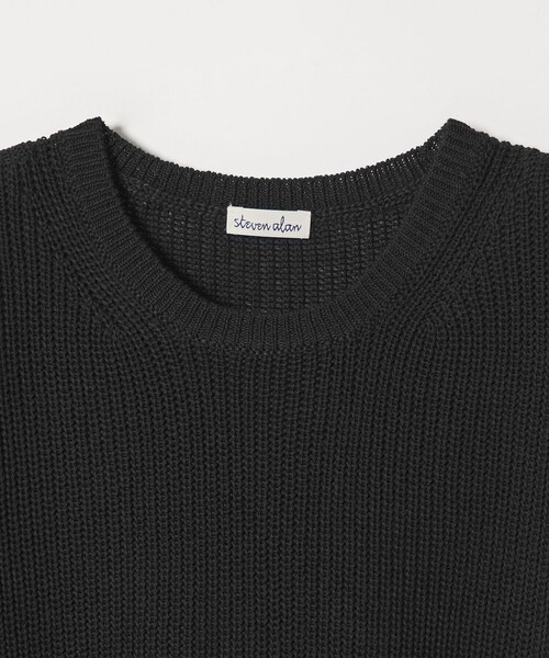 Steven Alan（スティーブンアラン）の「＜Steven Alan＞コットン リブ プルオーバー ニット（ニット/セーター・レディース・オフホワイト/ブラック・FREE）」の11枚目の写真