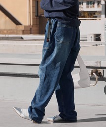 Gramicci | Gramicci/グラミチ STRETCH DENIM LOOSE TAPERED RIDGE PANT テーパード ワイドストレッチデニムパンツ 2026年春夏(デニムパンツ)