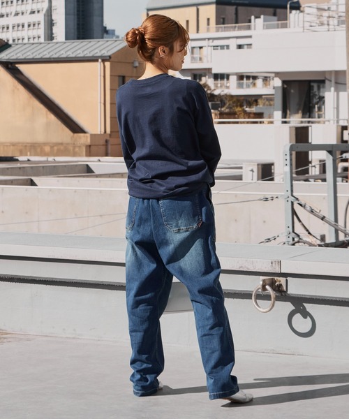 Gramicci（グラミチ）の「Gramicci/グラミチ STRETCH DENIM LOOSE TAPERED RIDGE PANT テーパード ワイドストレッチデニムパンツ 2026年春夏（デニムパンツ・メンズ・ブルー/ダークブルー/ワンウォッシュ・S/M/L/XL）」の21枚目の写真