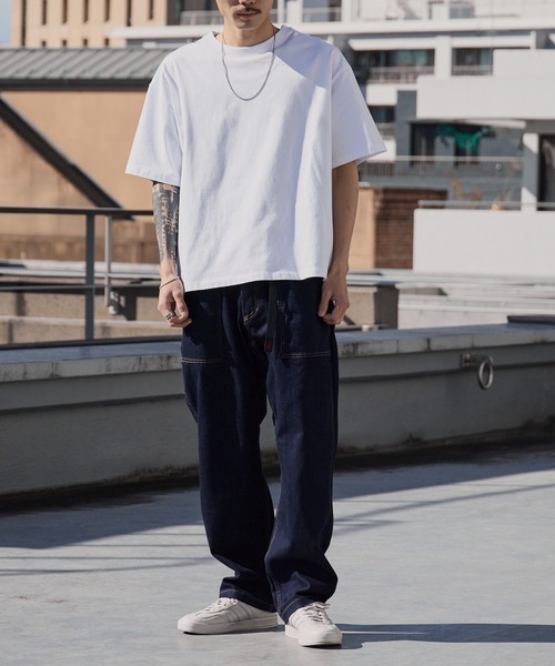 Gramicci(グラミチ)の「Gramicci/グラミチ STRETCH DENIM LOOSE TAPERED RIDGE PANT テーパード ワイドストレッチデニムパンツ 2026年 夏 夏服 秋服(デニムパンツ・メンズ・ブルー/ダークブルー/ワンウォッシュ・S/M/L/XL)」の19枚目の写真