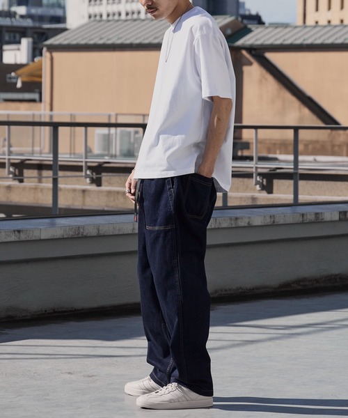 Gramicci(グラミチ)の「Gramicci/グラミチ STRETCH DENIM LOOSE TAPERED RIDGE PANT テーパード ワイドストレッチデニムパンツ 2026年 夏 夏服 秋服(デニムパンツ・メンズ・ブルー/ダークブルー/ワンウォッシュ・S/M/L/XL)」の21枚目の写真