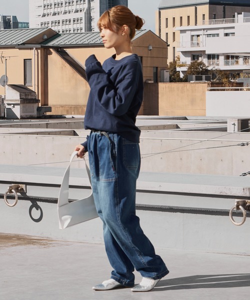 Gramicci（グラミチ）の「Gramicci/グラミチ STRETCH DENIM LOOSE TAPERED RIDGE PANT テーパード ワイドストレッチデニムパンツ 2026年春夏（デニムパンツ・メンズ・ブルー/ダークブルー/ワンウォッシュ・S/M/L/XL）」の18枚目の写真