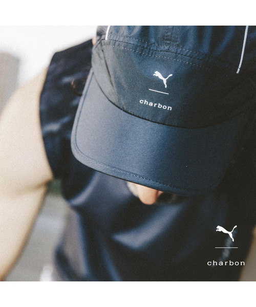 charbon Puma コラボ ランニング キャップ 新品未使用 セール】PUMA プーマ ユニセックス PUMA x charbon 5パネル ランニング