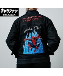 MARVEL（マーベル）の「【 MARVEL 】 スパイダーマン デニムトラッカージャケット ヒロイックハンド 26S2（デニムジャケット）」