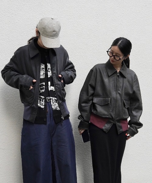 ANTHEM A(アンセムエー)の「【ANTHEM A】 CRACK TERRY BLOUSON(ブルゾン・メンズ・ダークネイビー・MEDIUM/LARGE)」の8枚目の写真