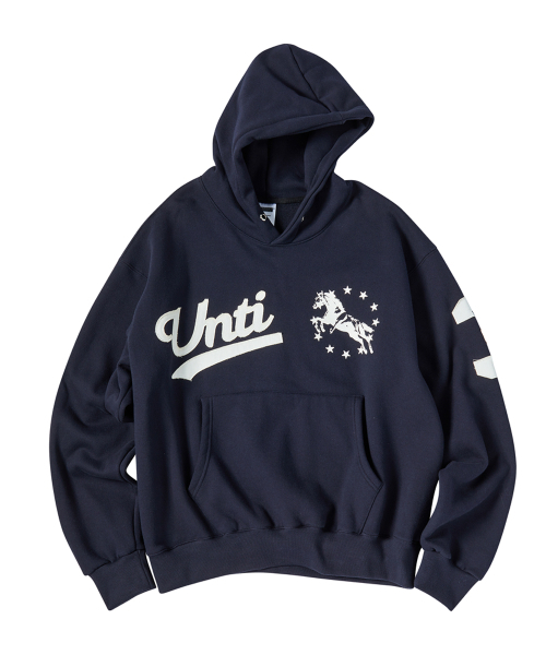 UNTITLED SEOUL（アンタイトル ソウル）の「ユニコーンバスティエンブレムフードパーカー ネイビー（パーカー・メンズ・その他・MEDIUM/LARGE）」の6枚目の写真
