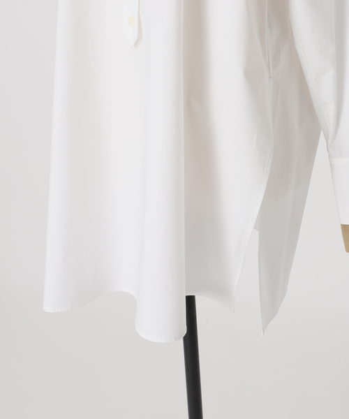 JOURNAL STANDARD（ジャーナルスタンダード）の「別注【Ayumi.Hamamoto×JOURNALSTANDARD】A/HレイヤードカラーSH（シャツ/ブラウス・レディース・ホワイト/ブルー・FREE）」の4枚目の写真