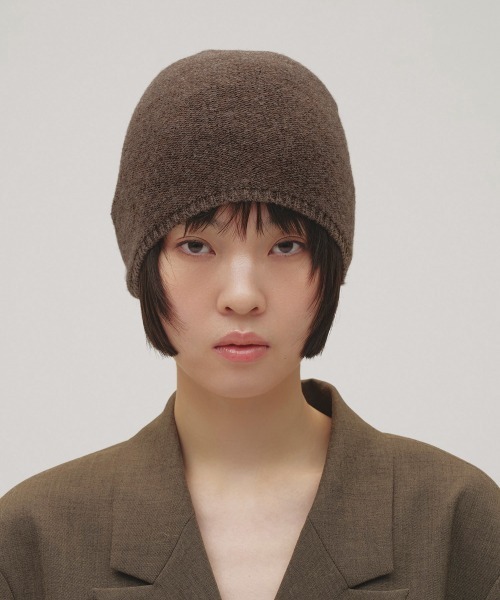 TODAYFUL(トゥデイフル)の「Seamless Cashmere Beanie(ニットキャップ/ビーニー・レディース・チャコールグレー/ブラック/モカ・FREE)」の3枚目の写真
