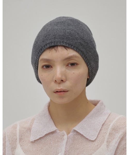 TODAYFUL(トゥデイフル)の「Seamless Cashmere Beanie(ニットキャップ/ビーニー・レディース・チャコールグレー/ブラック/モカ・FREE)」の8枚目の写真