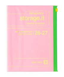MARK'S（マークス）の「マークス 手帳 2026 スケジュール帳 2026年3月始まり 月間ブロック A5正寸 ストレージイット/ビビッド（手帳/メモ帳）」