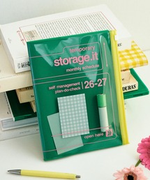 MARK'S（マークス）の「マークス 手帳 2026 スケジュール帳 2026年3月始まり 月間ブロック A5正寸 ストレージイット/ビビッド（手帳/メモ帳）」