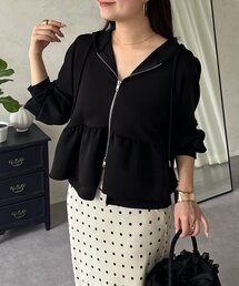 prose verse | ペプラムダブルジップパーカー(パーカー)