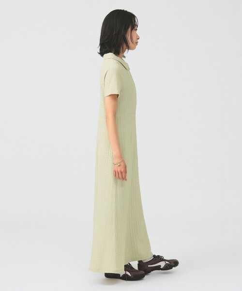 Ray BEAMS(レイビームス)の「カット ジャカード マーメイド ワンピース(ワンピース・レディース・ダークブラウン/クリーム・ONE SIZE)」の6枚目の写真