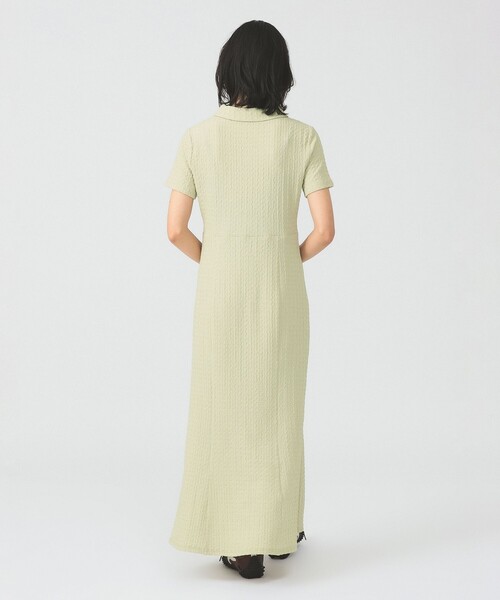 Ray BEAMS(レイビームス)の「カット ジャカード マーメイド ワンピース(ワンピース・レディース・ダークブラウン/クリーム・ONE SIZE)」の7枚目の写真