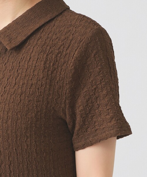 Ray BEAMS(レイビームス)の「カット ジャカード マーメイド ワンピース(ワンピース・レディース・ダークブラウン/クリーム・ONE SIZE)」の12枚目の写真