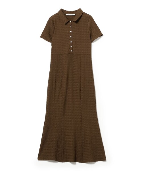 Ray BEAMS(レイビームス)の「カット ジャカード マーメイド ワンピース(ワンピース・レディース・ダークブラウン/クリーム・ONE SIZE)」の14枚目の写真
