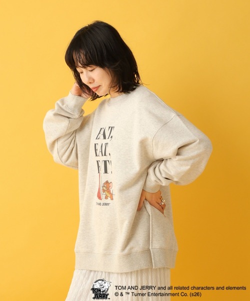 LEPSIM（レプシィム）の「【産前・産後対応】マタニティ／トムとジェリースウェット　632799（マタニティウェア/グッズ・レディース・チャコールグレー/グレー/アイボリー・FREE）」の6枚目の写真