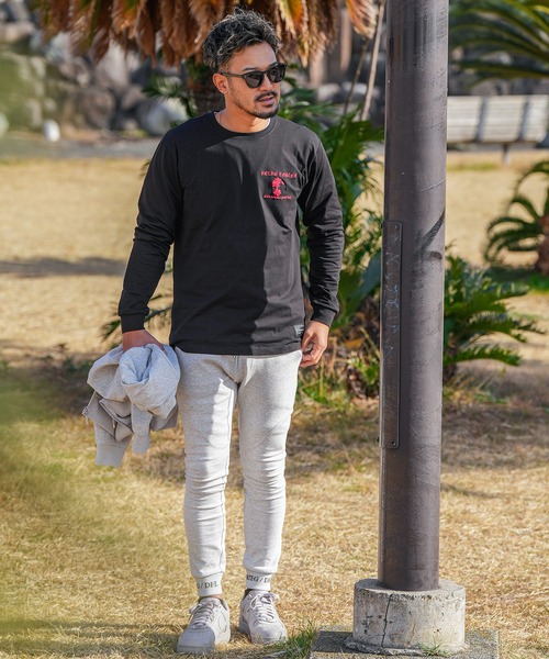 adamsJUGGLER（アダムスジャグラー）の「RTEGシェニールクロスロンティー（Tシャツ/カットソー・メンズ・ホワイト/ブラック・XL/L/M/S/XXL）」の6枚目の写真