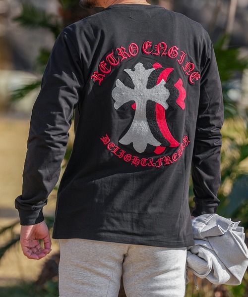 adamsJUGGLER（アダムスジャグラー）の「RTEGシェニールクロスロンティー（Tシャツ/カットソー・メンズ・ホワイト/ブラック・XL/L/M/S/XXL）」の20枚目の写真