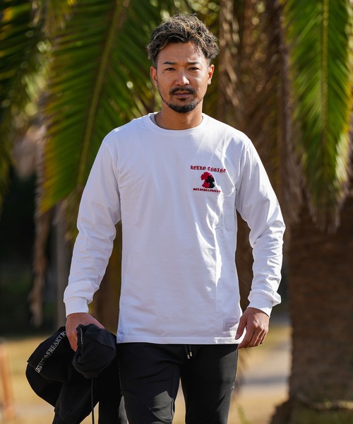 adamsJUGGLER（アダムスジャグラー）の「RTEGシェニールクロスロンティー（Tシャツ/カットソー・メンズ・ホワイト/ブラック・XL/L/M/S/XXL）」の11枚目の写真