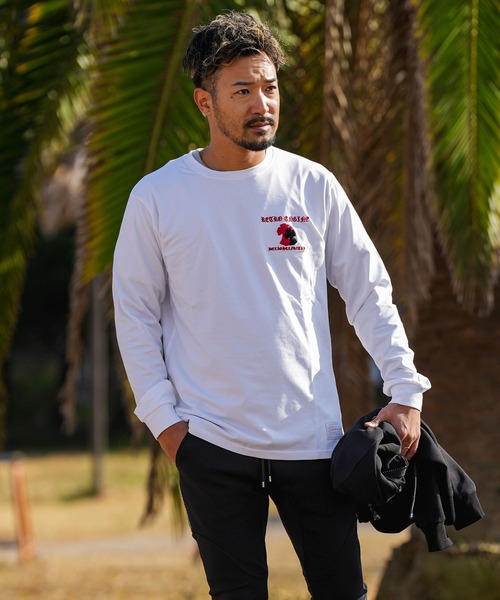 adamsJUGGLER（アダムスジャグラー）の「RTEGシェニールクロスロンティー（Tシャツ/カットソー・メンズ・ホワイト/ブラック・XL/L/M/S/XXL）」の12枚目の写真
